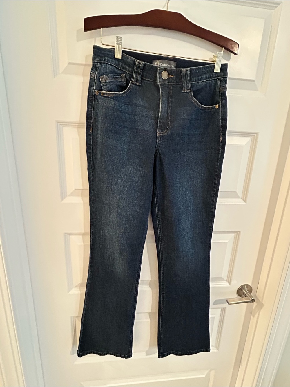 Democracy Ab Technology Bootcut Jeans Dark Blue Size 8